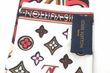 Louis Vuitton Street Monogram Silk Bandeau Scarf Eb1026oxzsa
