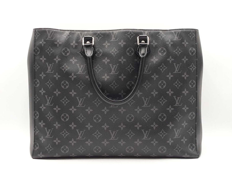 Louis Vuitton Grand Sac In Monogram Eclipse Coated Canvas & Leather Fw0925loxzdu