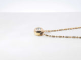 0.30 Cttw Diamond & 18k Yellow Gold Solitaire Necklace 5.5g 16 Inch Fw0926cxzdu