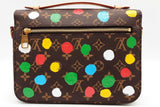 Louis Vuitton X Yayoi Kusama Monogram Painted Dot Pochette Metis Eb0326orxzdw