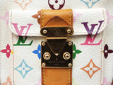 Louis Vuitton X Takashi Murakami Keepall 45 In White Multicolor Monogram Coated Canvas Fw0726lcrxdu