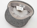 Hermes Gray Wool Leather Cap Size 56 Do0926oxzde