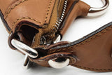 Gucci Gg Monogram Brown Leather Hobo Shoulder Bag Eb1026lrxde