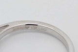 0.3cttw Lab Grown Diamond Ring In 10k White Gold 3.1 Grams Size 6 Eb1026lxzsa