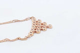 0.16ctw Diamond Necklace In 18k Yellow Gold 4.2 Grams 15 Inch Eb0425wxzsa