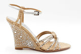 Valentino Garavani Embellished Wedge Sandals Size 36 Eb1225lxzdu