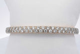 4.84cttw Diamond 14k Yellow Gold Hinged Bangle Bracelet 30.5 Grams Eb0326orxzdu