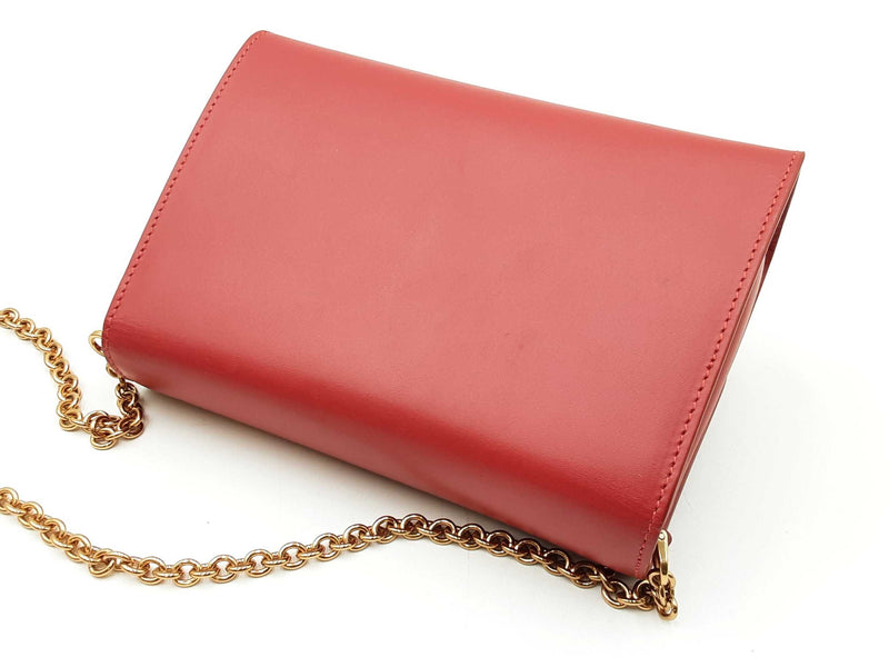 Dolce & Gabbana Welcome Shoulder Bag In Red Leather Fw0725lcrdu