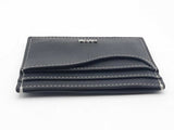 Dior Black Grained Calfskin Saddle Card Holder Sd0925lozsa