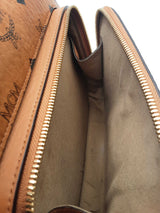 Mcm Stark Visetos Cognac Backpack  Eb0126oxzsa