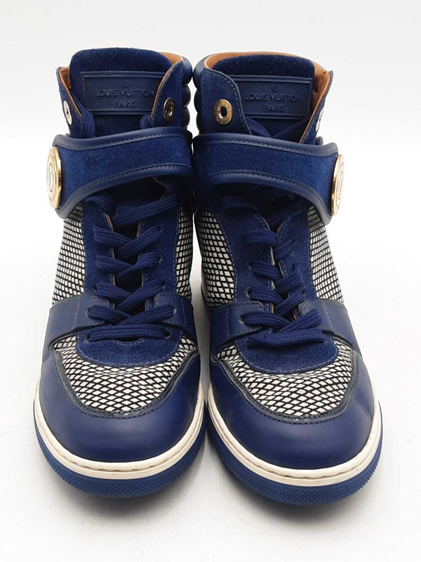 Louis Vuitton Postmark Wedge Sneakers Size 37 Eb1125prsa