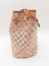 Louis Vuitton Damier Azure Tahitienne Neverfull Tote Bag Sd0725ezxde