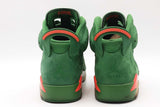 Nike Air Jordan 6 Retro "Green Suede Gatorade" Sneakers Size 10 Eb0625oxzsa