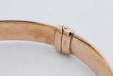 14k Yellow Gold Hinged Bangle Bracelet 7.3 Grams Eb0426rxzsa