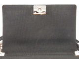 Chanel Fluo Boy Bag Black Neon Yellow Quilted Canvas Shoulder Bag Do0525lezxde