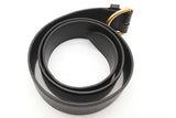 Gucci Black Leather Belt With Gold Tone Buckle Size 95/38 Eb0126lxzde