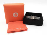 John Hardy Rata Woven Link Reversible Bracelet In Sterling Silver 39.3 Grams 7 Inch Fw0626wxzdu