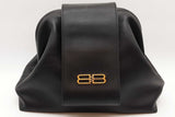 Balenciaga Black Leather Clutch Handbag Eb0926loxzde