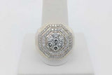 1.69cttw Diamond Ring In 10k Yellow Gold 10.7 Grams Size 10 Eb1026llxzsa