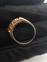 0.60 Cttw Diamond & 14k Yellow Gold Four Stone Ring 5 Grams Size 6.25 Fw0926rxzdu