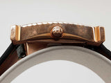 Hermes 25 Heure H Green Malachite Dial Rose Gold Quartz Watch Do0325crxzde