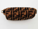 Fendi Baguette Shearling Brown Handbag Aa0526czxsa