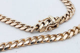 10k Yellow Gold Queen Nefertiti Pendant & Cuban Link Necklace 39g Eb0826owlrsa