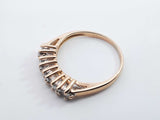 0.25 Cttw Diamond & 14k Yellow Gold Anniversary Ring 1.9g Size 5.5 Fw0126llrdu