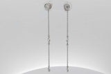 Tiffany & Co. Elsa Peretti Diamonds By The Yard Platinum Earrings Eb0626lxxzsa