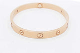 Cartier 18k Yellow Gold Love Bracelet With Diamonds 35.7g Size 19 Eb0126crxzsa