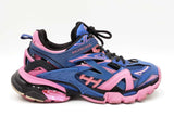 Balenciaga Track 2 Open Sneakers In Pink & Blue Size 7 Fw0826lzxdu