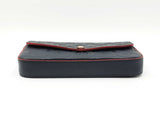 Louis Vuitton Pochette Félicie In Navy Monogram Empreinte Leather Fw0925izxdu