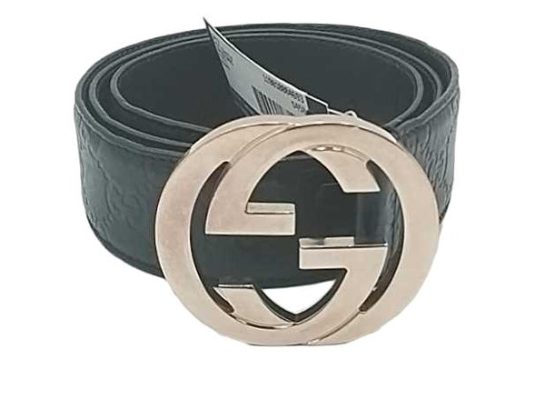 Gucci 114876 Black Belt / Buckle Size 36 Jg1128lzxmia