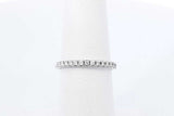 0.24ctw Diamond Ring In 14k White Gold 2.3 Grams Size 5.5 Eb0925lordu
