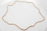 18k Yellow Gold Rope Chain Necklace 15.1 Grams 20 Inch Eb0326lloxsa