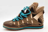 Dolce & Gabbana High Top Mix & Match Leather Sneakers Size 10 Eb0725lcrde