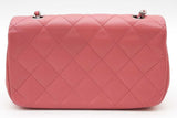 Chanel Quilted Pink Leather Mini Flap Bag Eb0926orcrde