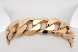 9k Yellow Gold Cuban Link Bracelet 102.8 Grams 9 Inch Eb0526pixzsa