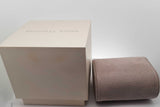Michael Kors 44mm Ryder Pink Silicone & Rose Gold Tone Stainless Steel Quartz Watch 62.2 Grams Eb0726wrsa