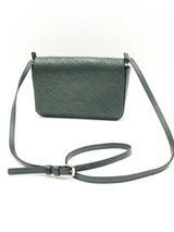 Burberry Hamsphire Perforated Green Leather Crossbody Eb1225orxdu