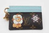Louis Vuitton Monogram Christmas Animation Snow Show Card Holder Eb0626lrxdu