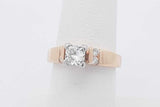 0.62cttw Diamond Ring In 14k Yellow Gold 5.6 Grams Size 6.25 Eb0525czxsa