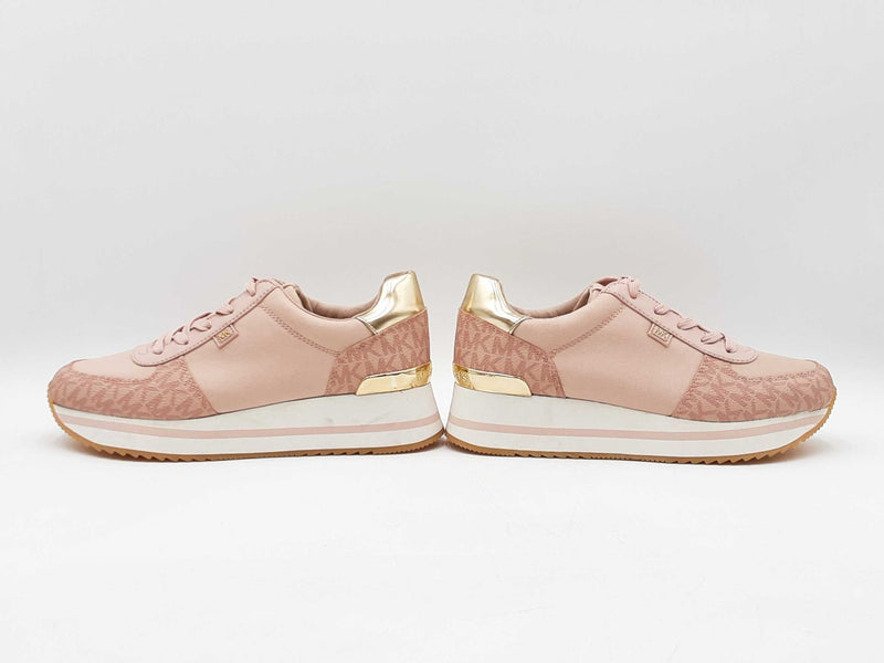 Michael Kors Monique Trainers In Ballerina Pink & Cream Size 7.5 M  Fw1125prdu