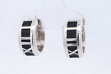 Tiffany & Co. Atlas Hoop Earrings In 925 Sterling Silver 7.9 Grams Eb0926oxzde