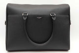 Yves Saint Laurent Black Leather Duffle Breifcase Eb0526ixzde