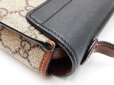 Gucci Padlock Bag In Gg Supreme Coated Canvas & Black Leather Fw0626orzdu