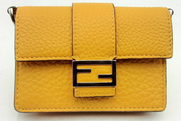 Fendi Flat Baguette Shoulder Card Case Wallet Eb0724wxzsa