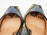 Giuseppe Zanotti Sharon Tricolor Python Embossed Heels Size Eu 36 Do0725crde