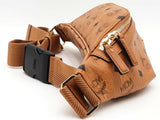 Mcm Fursten Belt Bag In Visetos Cognac Beige Aa0926wxzsa