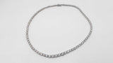 13.93ctw Diamonds 18k White Gold 36.5 Grams 18 Inch Necklace Sd0126lozxzde